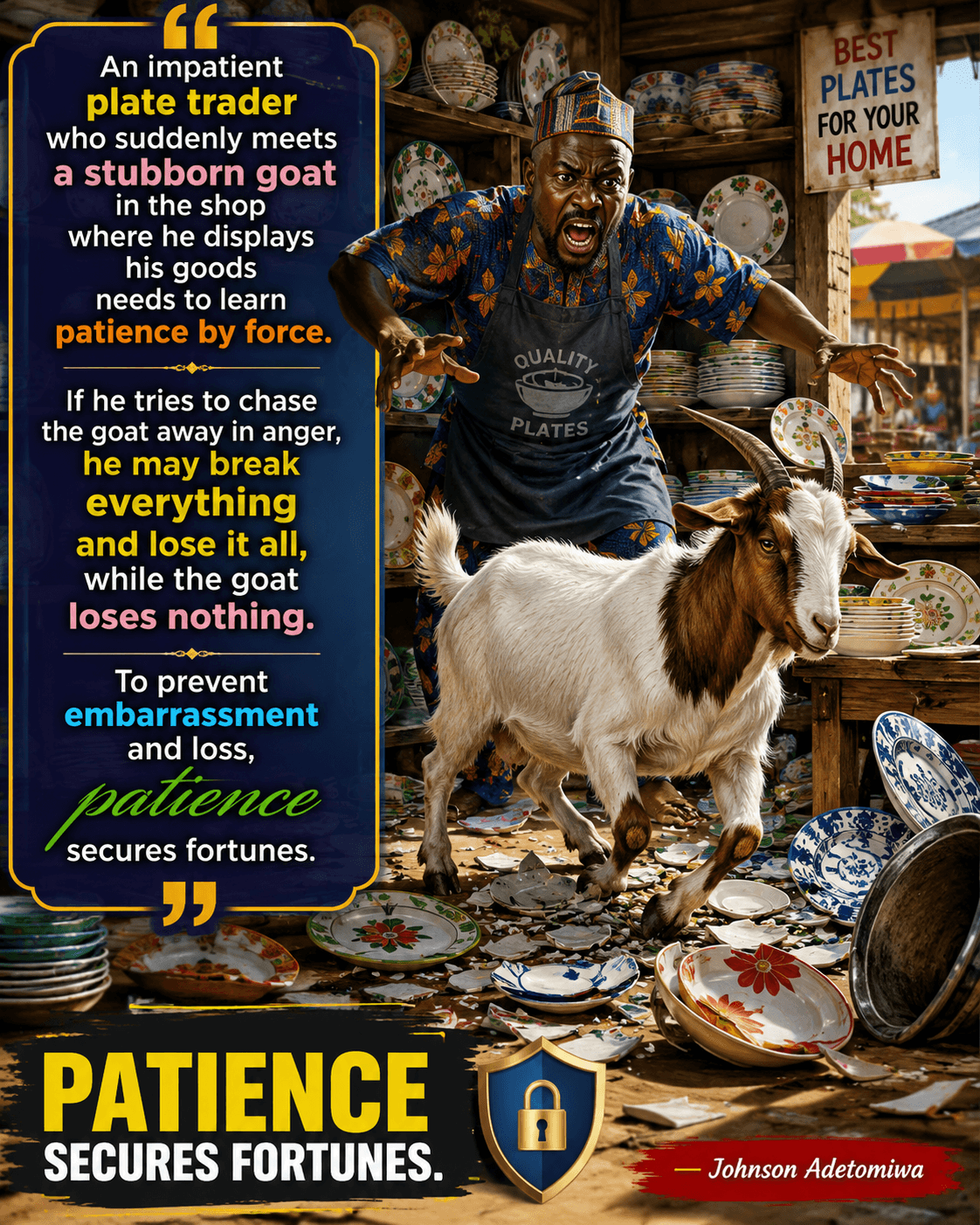 AN IMPATIENT PLATE TRADER 