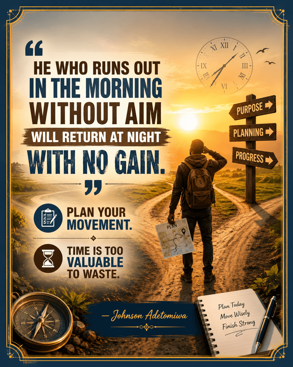PLAN YOUR MOVEMENTS 