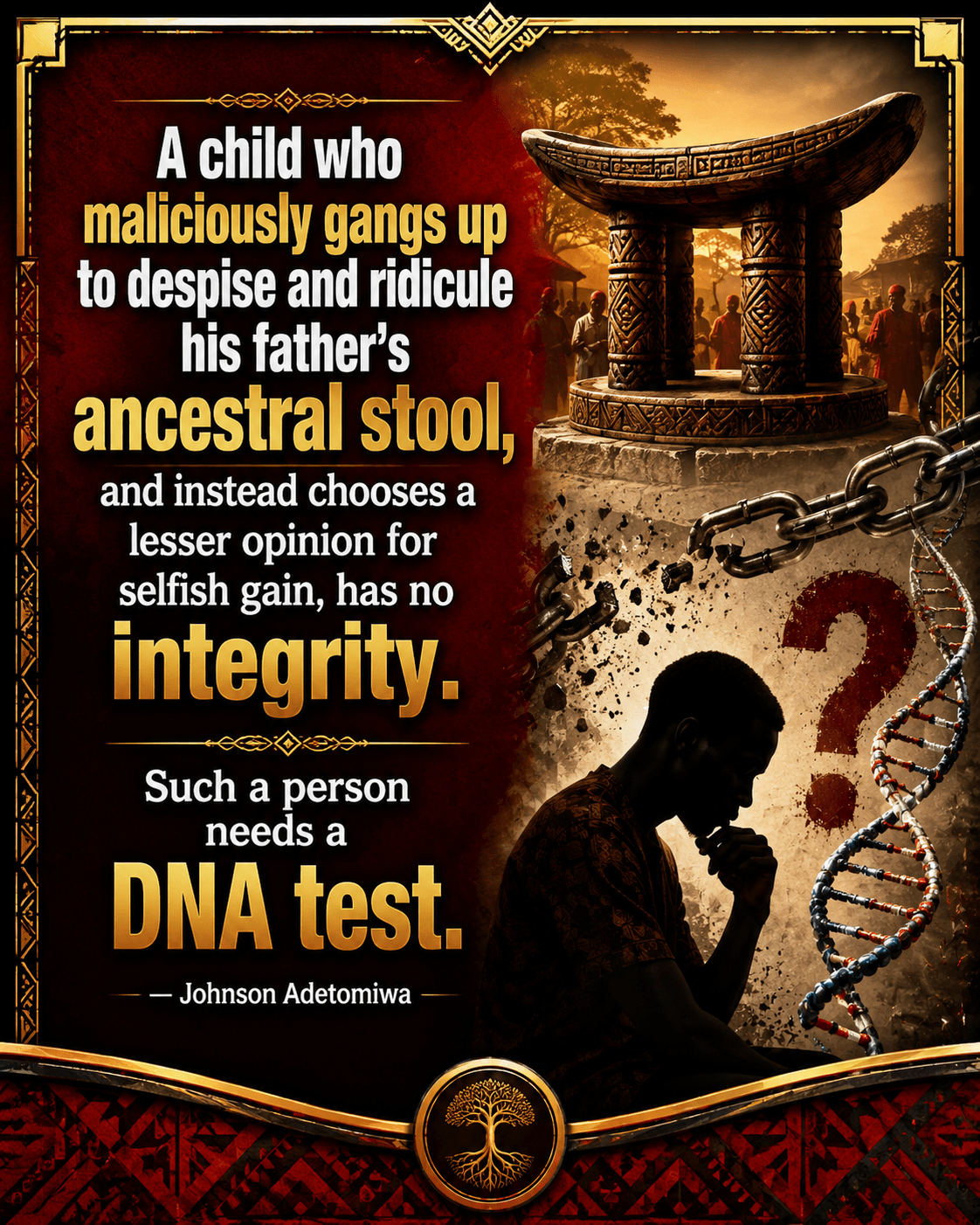 ANCESTRAL STOOL