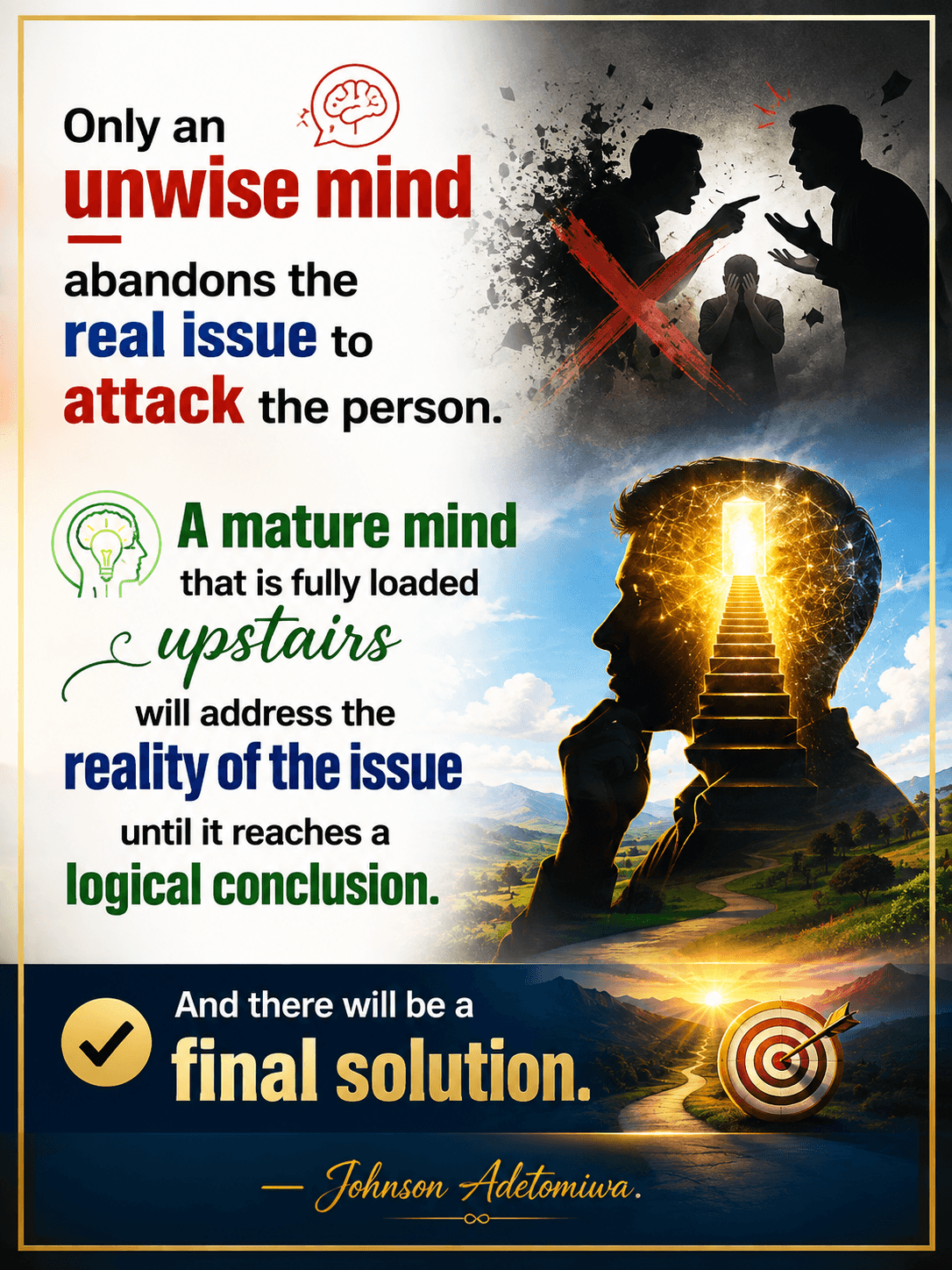 A MATURED MIND 
