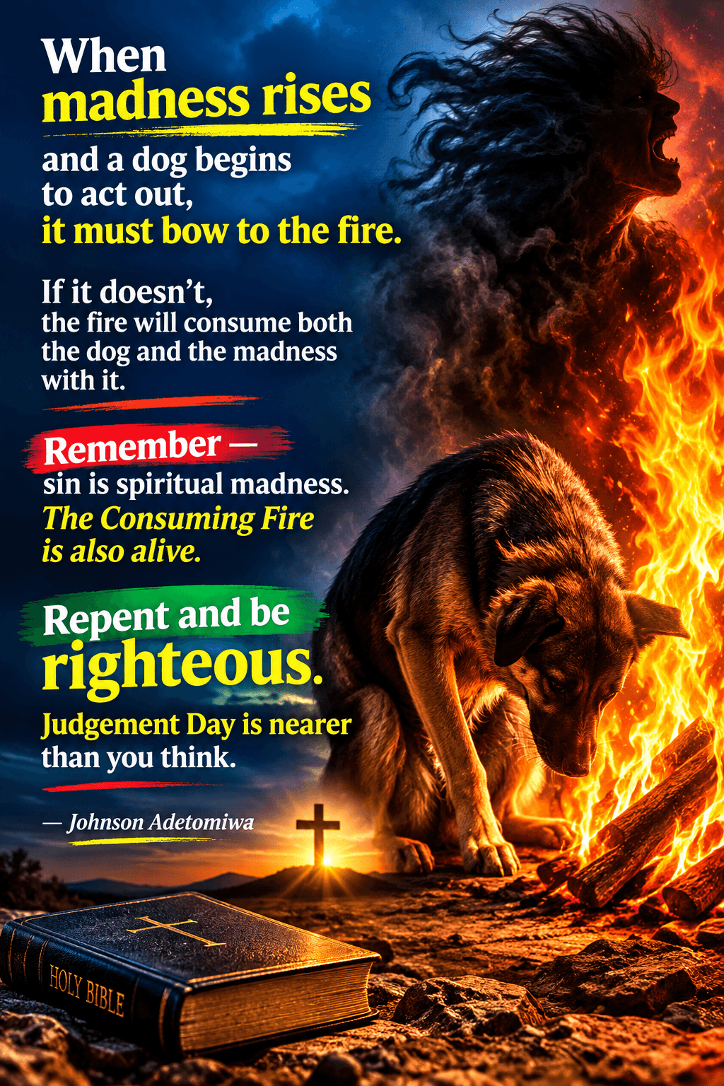 THE CONSUMING FIRE IS ALIVE !