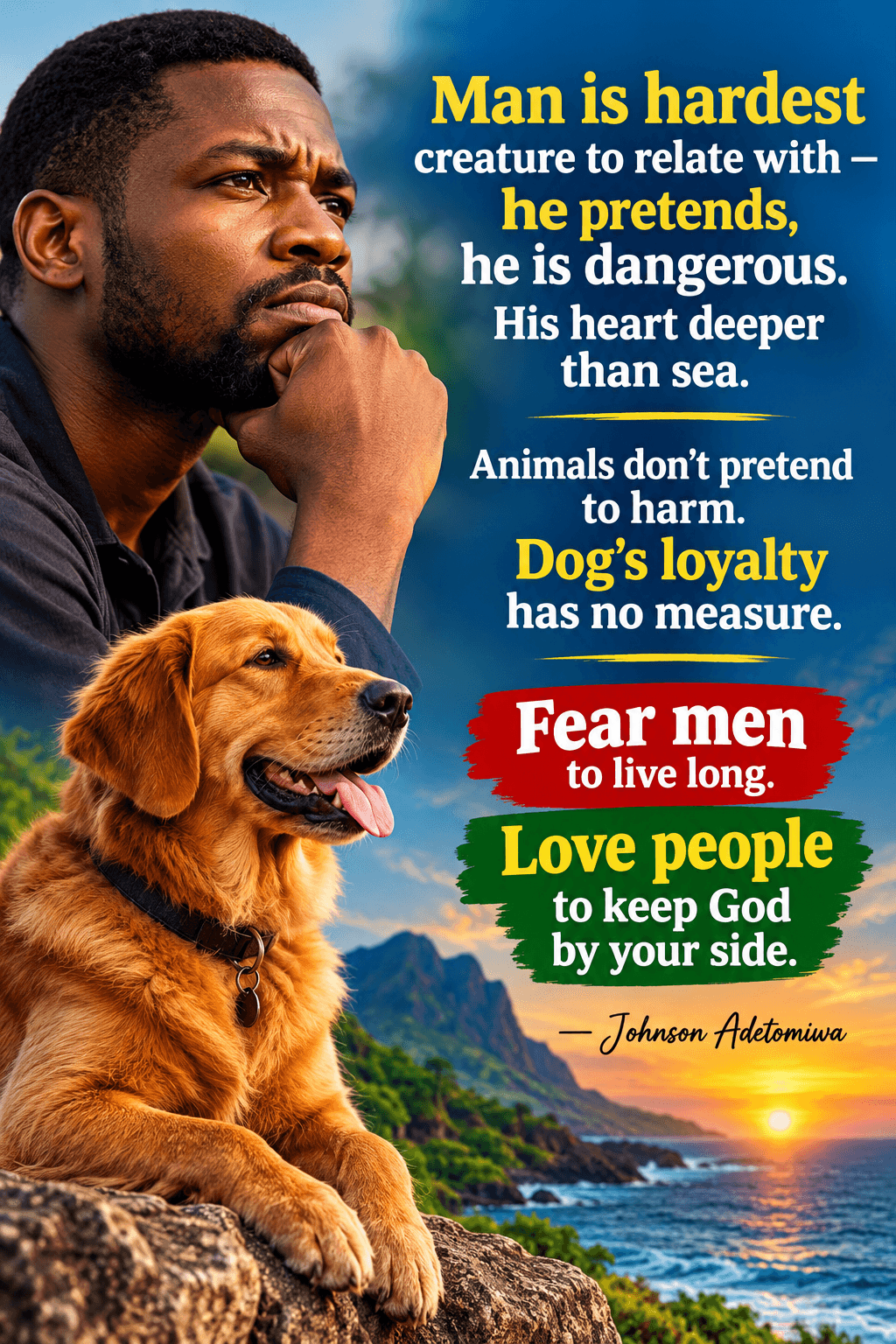 DOGS LOYALTY HAS NO MEASURE.