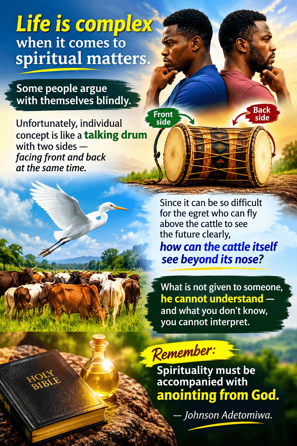 CATTLE AND EGRET 