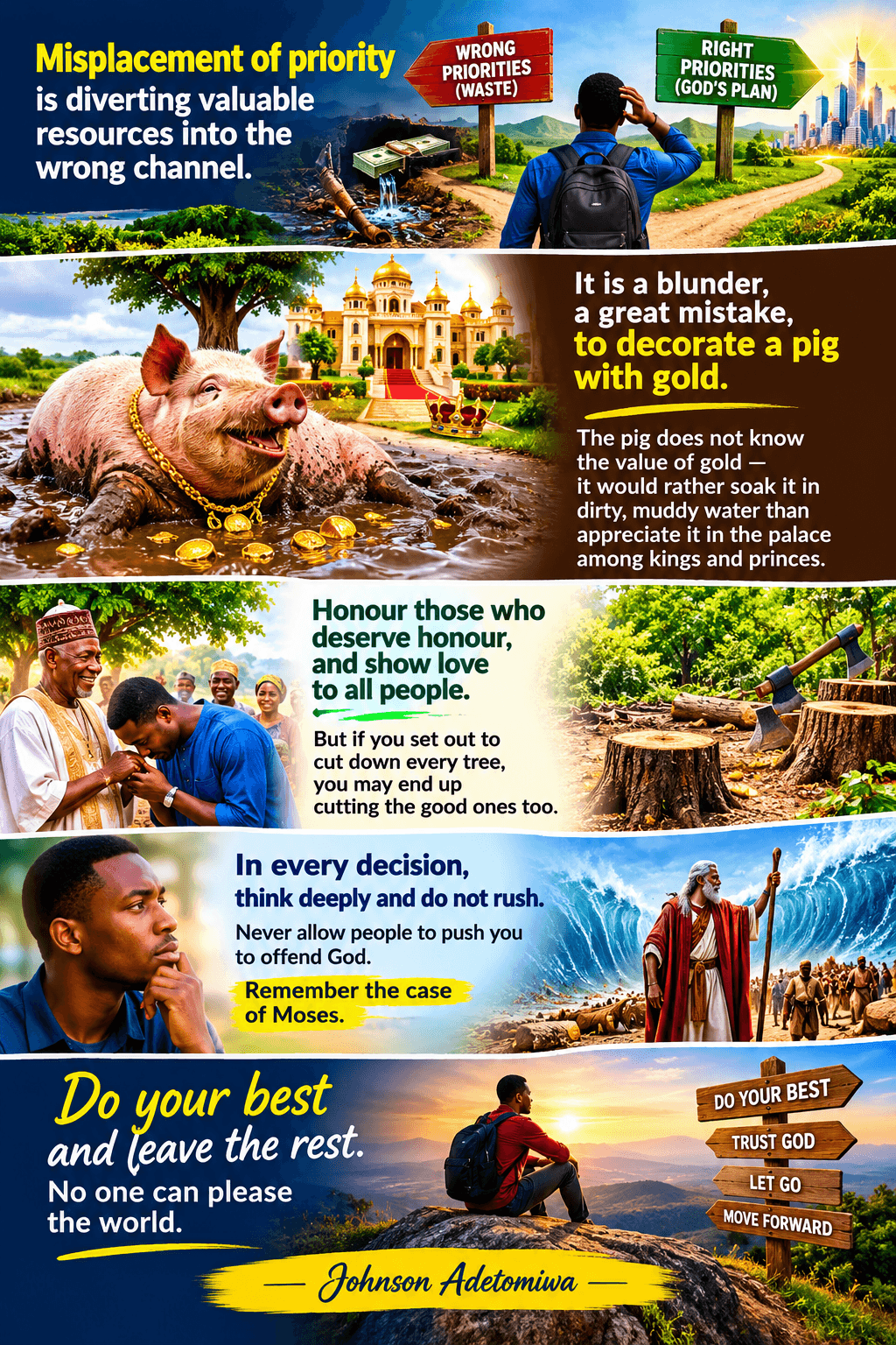 A PIG AND THE GOLD