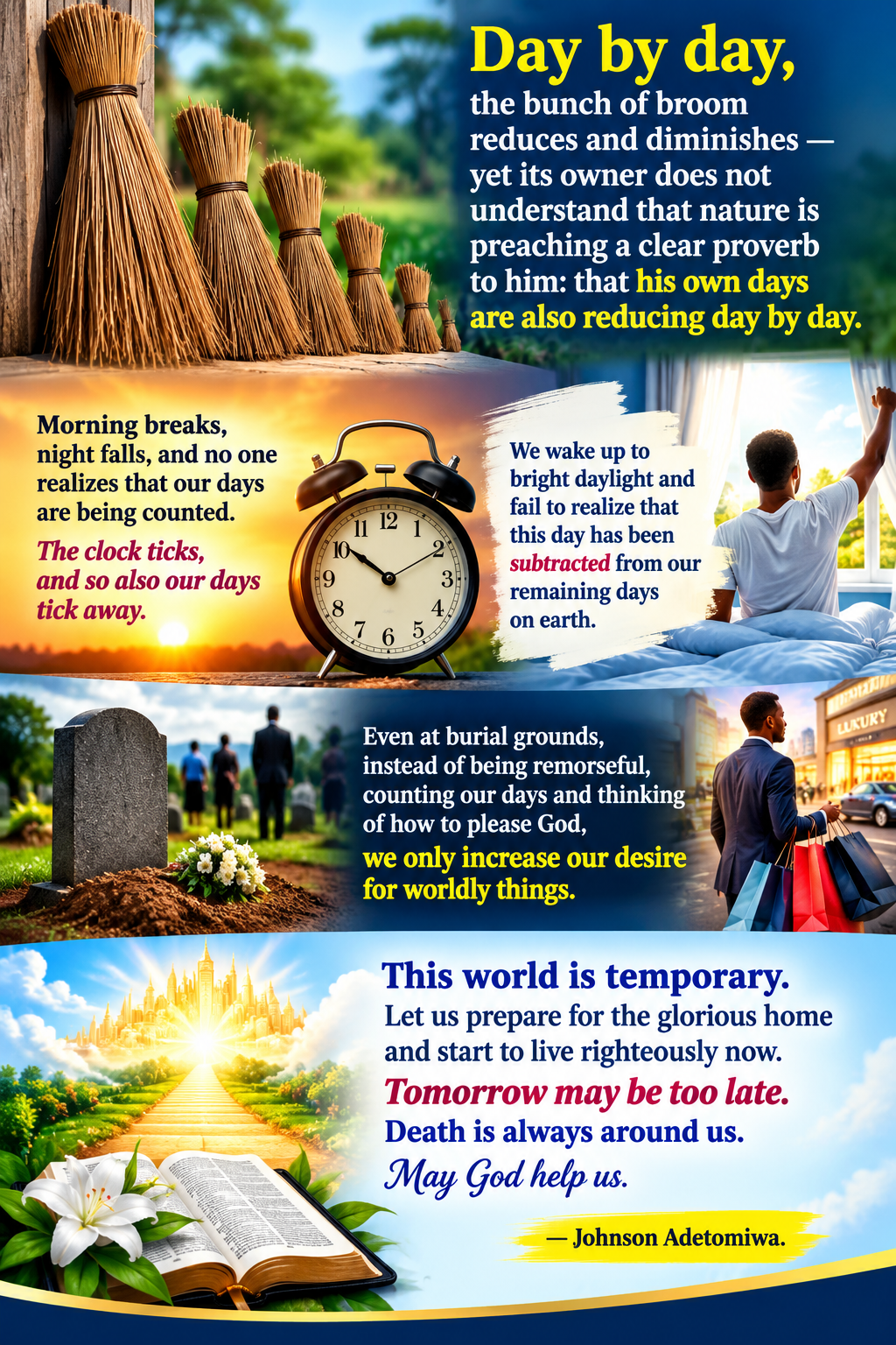 THIS WORLD IS TEMPORARY 
